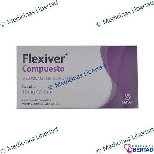 [7502009742095] FLEXIVER COMPUESTO 15/215MG Capsulas c/10