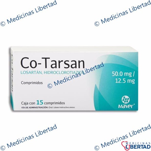 [7502009742767] CO-TARSAN 50/12.5MG COMP.  C/15