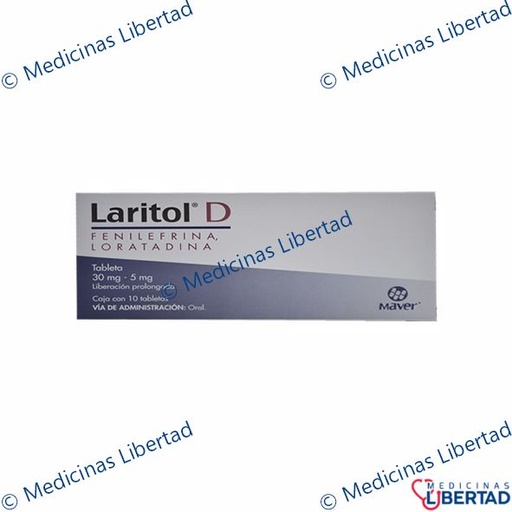[7502009743856] LARITOL D Tabletas c/10