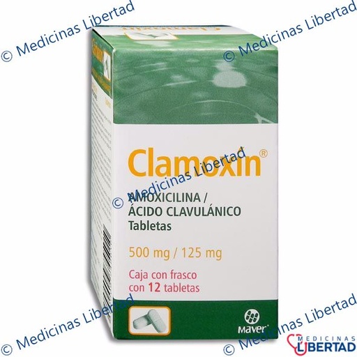 [7502009745010] CLAMOXIN 500/125 TABLETAS C/12
