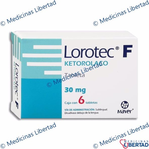 [7502009746154] LOROTEC F TABLETAS C/6