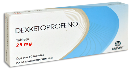 [7502009746222] DEXKETOPROFENO 25MG MAVER Tabletas c/10