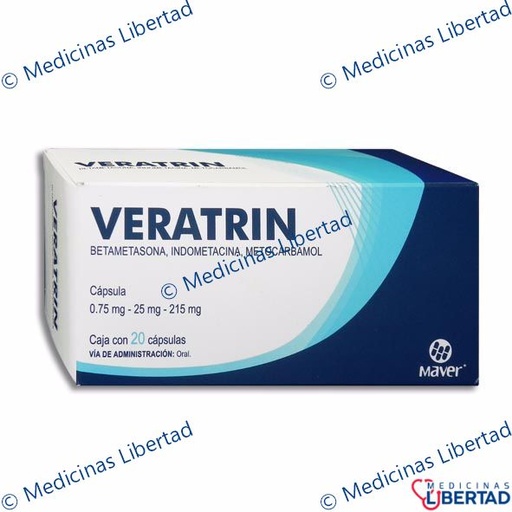 [7502009746420] VERATRIN Capsulas c/20