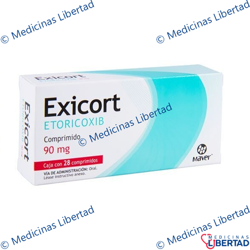 [7502009746505] EXICORT 90 MG COMPRIMIDOS C/28