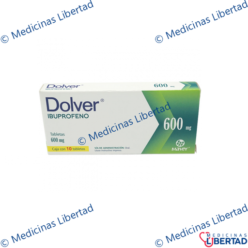 [7502009747274] DOLVER 600MG TAB C/ 10