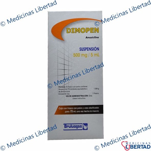 [7502208892287] DIMOPEN 500MG - Suspension - 75 ml