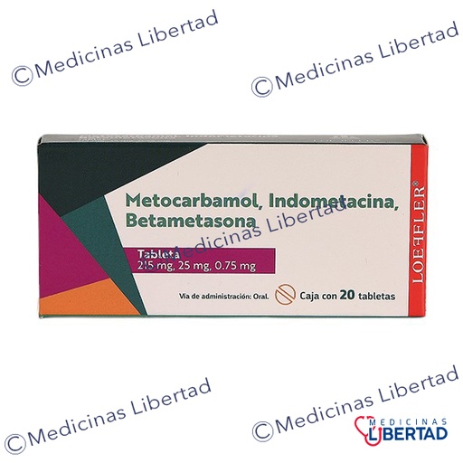 [7502211789895] INDO-BETA-METOCAR 215/25/0.75 C/20 TAB