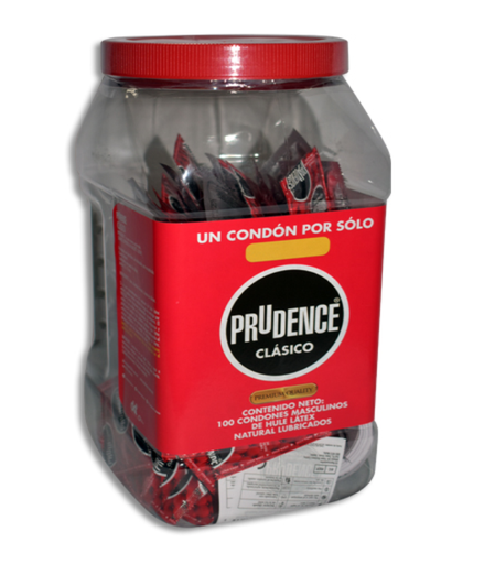[7502214982965] PRUDENCE CLASICO VITROLERO C/100 CONDONES