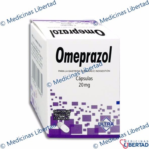 [7502216792685] OMEPRAZOL ULTRA 20 MG CAPSULAS C/7