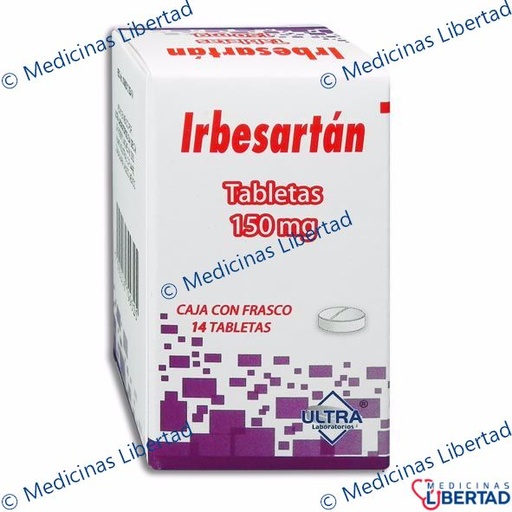 [7502216799325] IRBESARTAN 150 MG ULTRA TABLETAS C/14