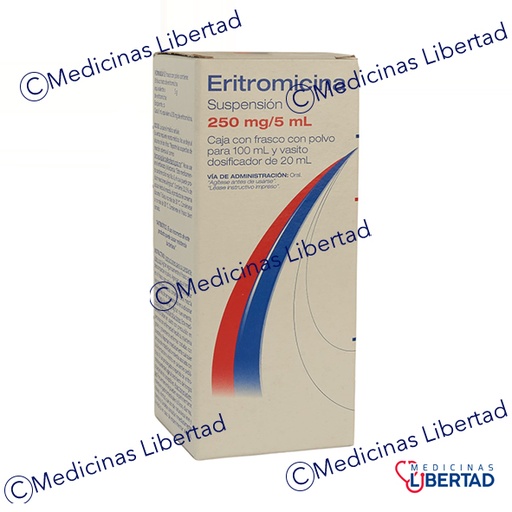 [7502226292175] ERITROMICINA 250 MG ALPHARMA Suspension 100 ML