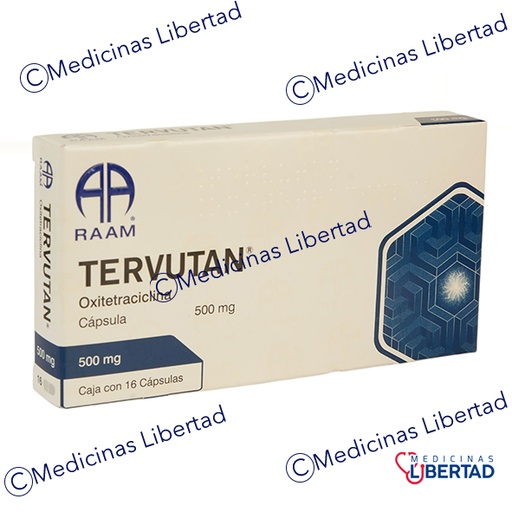 [7502227879597] TERVUTAN ( Oxitetraciclina ) 500 MG C /16 CAPS