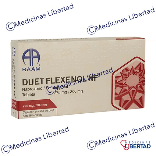 [7502227879610] DUETFLEXENOL NF C/ 16 TABLETAS