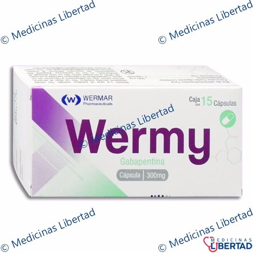 [7502240450773] WERMY 300MG CAPSULAS  C/15