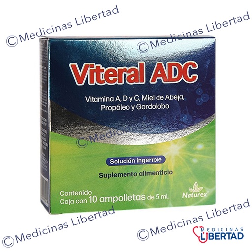 [7502259892212] VITERAL ADC AMPULAS C/10