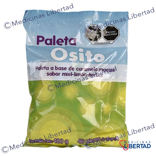 [7502259892328] PALETA OSITO BOLSA C/40 PZS