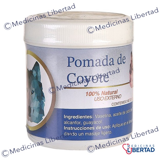 [7502268850098] POMADA DE COYOTE C/125 GRS SN