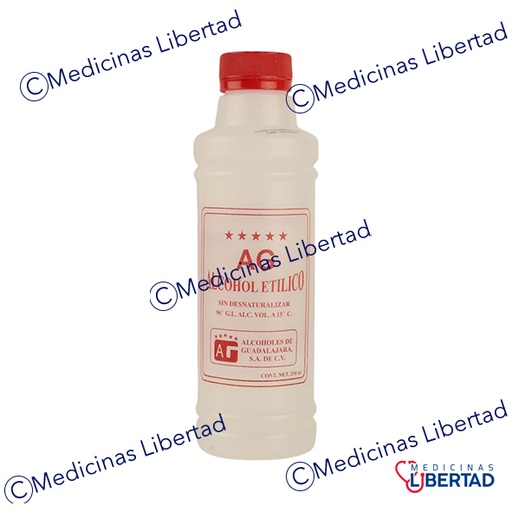 [7503000142808] ALCOHOL AG  96°  ROJO 250 ML