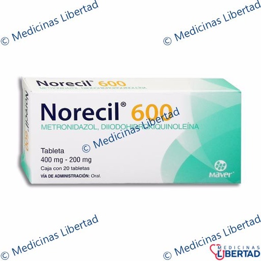 [7503000422634] NORECIL 600 TABLETAS  C/20