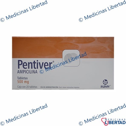 [7503000422665] PENTIVER 500MG TABLETAS  C/20