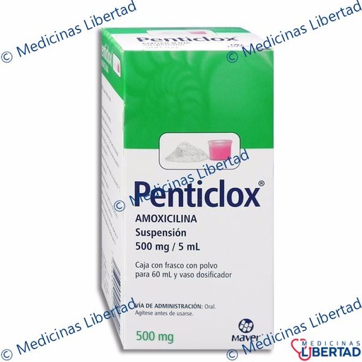 [7503000422740] PENTICLOX 500MG Suspension 60 ml