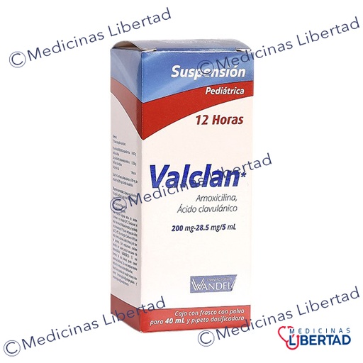 [7503001008615] VALCLAN 200MG 28.5MG/ 5ML 40ML SUSP.