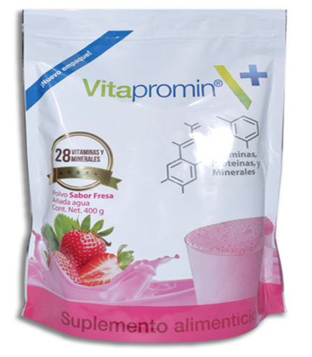 [7503028771462] VITAPROMIN SOBRE 400G. SABOR FRESA.