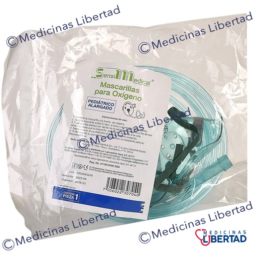 [7506022330901] MASCARILLA P/OXIGENO C/NEBULIZADOR PEDIATRICA SENSIMEDICAL