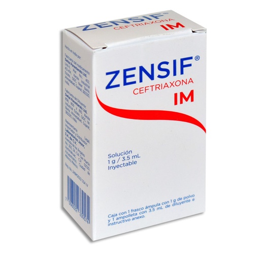 [7506022330574] ZENSIF 1GR IM Solución Inyectable c/1