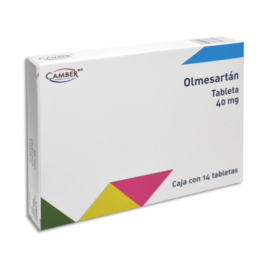 [7506442700773] OLMESARTAN 40MG C/14 TABLETAS.