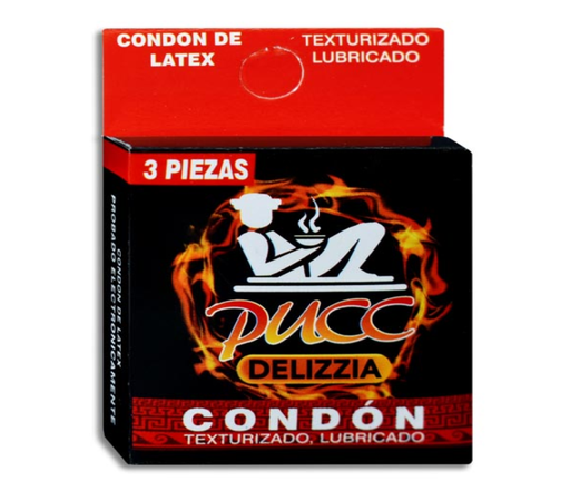 [760412186340] PRESERVATIVO PUCC TEXTURIZADO Cartera c/3