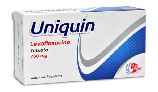 [780083146856] UNIQUIN 750MG Tabletas c/7