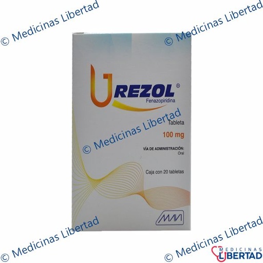 [785118752477] UREZOL TABLETAS  C/20