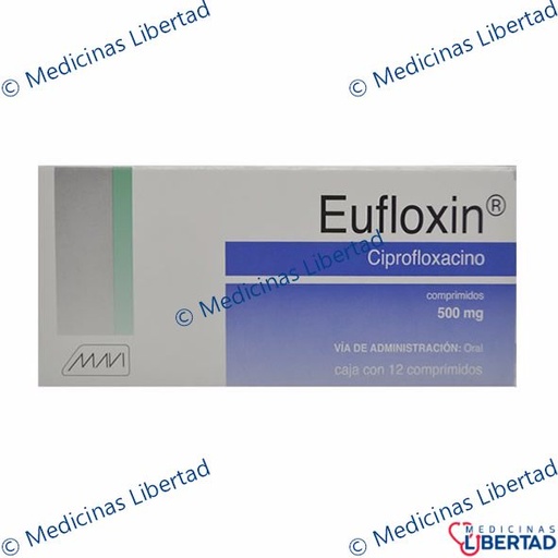 [785118753795] EUFLOXIN COMPRIMIDOS 500mg  C/12