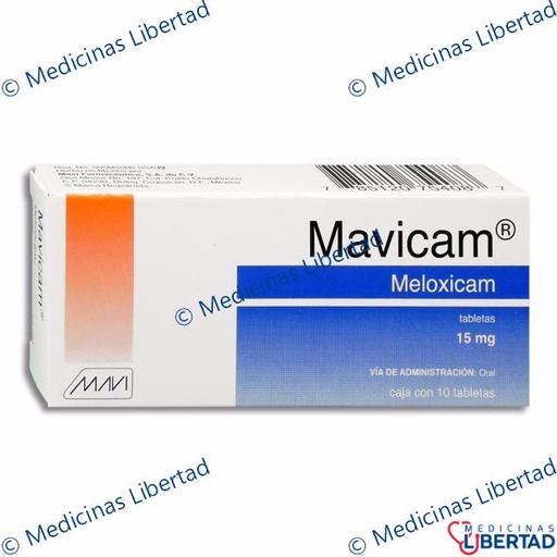 [785120754087] MAVICAM TABLETAS 15MG  C/10
