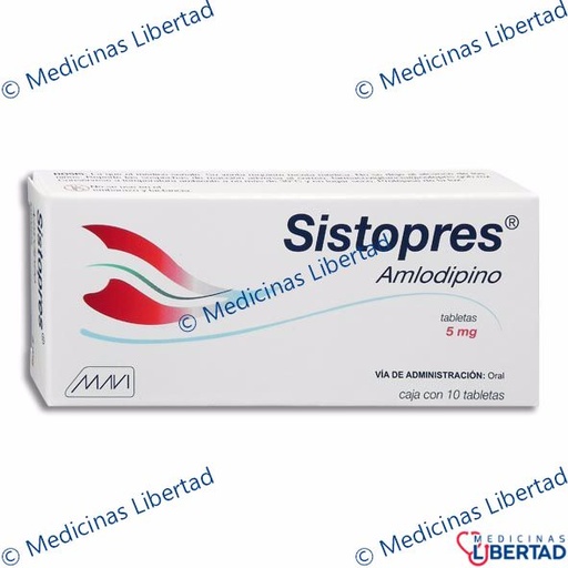 [785120754643] SISTOPRES ( AMLODIPINO 5 MG )  TABLETAS  C/10