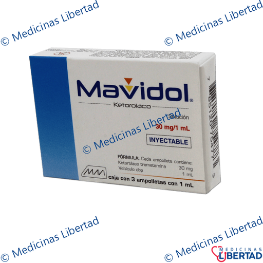 [785120754773] MAVIDOL SOLUCION INYECTABLE  C/3