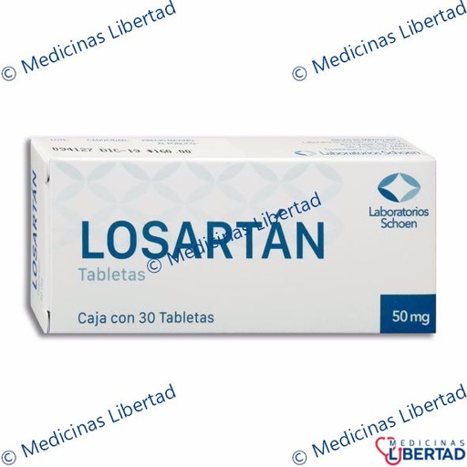 [821998000229] LOSARTAN 50 MG SCHOEN Tabletas c/30