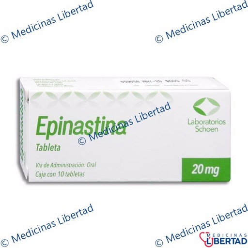[821998000403] EPINASTINA SCHOEN 20 MG TABLETAS C/10