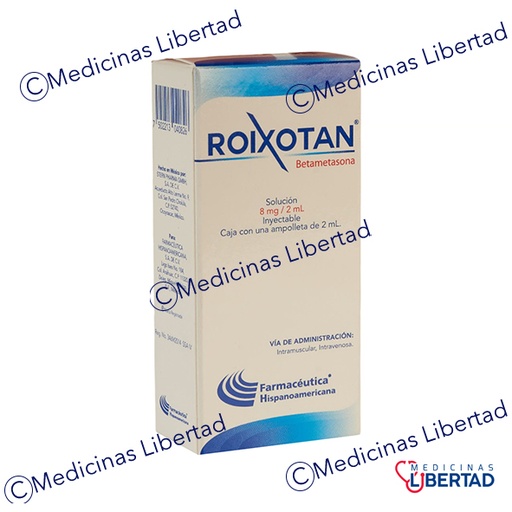 [7502213040826] ROIXOTAN ( BETAMETASONA ) 8MG / 2 ML