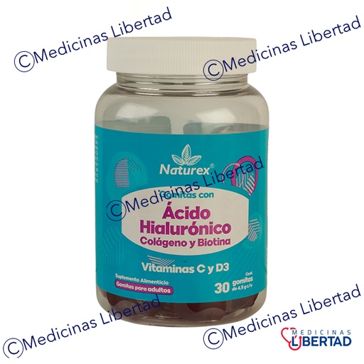 [7502259891956] GOMIX ACIDO HIALURONICO GOMITA C/30 PZA NATUREX