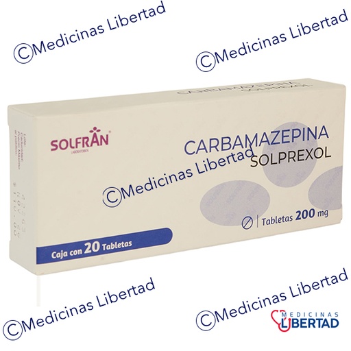 [7501482201334] SOLPREXOL (CARBAMAZEPINA) C20 TABLETAS