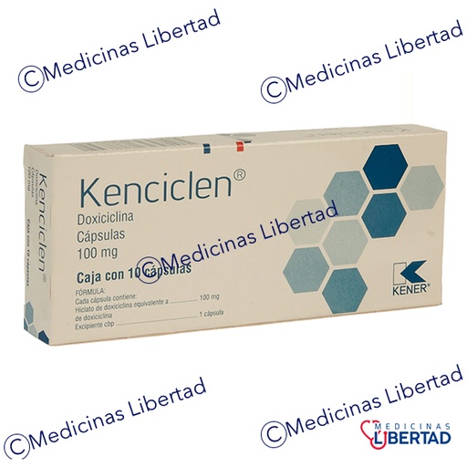[7501493888302] KENCICLEN (DOXICICLINA) 100MG CAP C/10