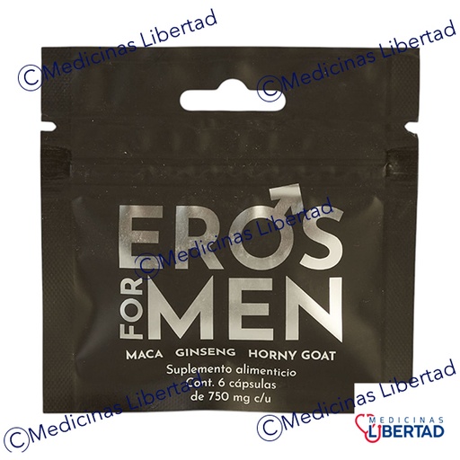 [7502268851248] SACHET EROS FOR MEN C/ 6 CAPS
