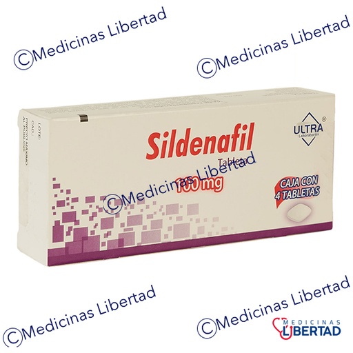 [7502216796843] SILDENAFIL GI ULTRA 100 MG C/4 TABLETAS 