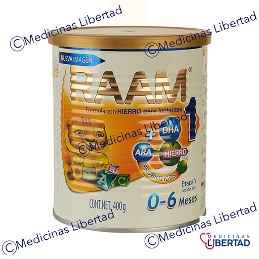 [7501468142903] RAAM FORMULA LACTEA ETAPA 1 (0-6 MESES) 400 GR.