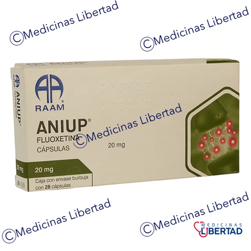 [7502227871515] ANIUP FLUOXETINA 20 MG CAPSULAS C/28