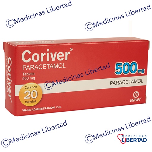 [7502009746536] CORIVER 500 MG C/20 TABLETAS 