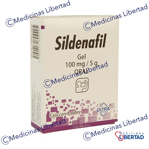 [7502216804425] SILDENAFIL 100 MG GEL SOBRE C/1 