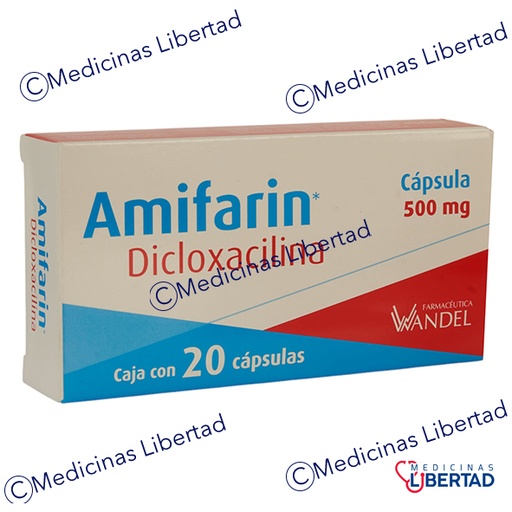 [7503001007113] AMIFARIN 500MG Capsulas c/20